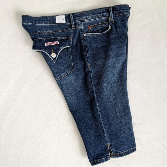 Hudson Shorts Knee Viceroy Denim Visalia Blue Five Pocket Style Zip Fly 30 NWOT - Picture 6 of 10